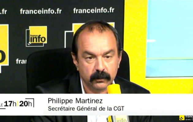 A chaque fois que le Medef réclame, le gouvernement donne satisfaction déclare Philippe Martinez (CGT) sur France Info