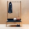 Coat rack and bench