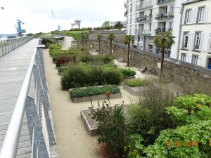 Le chateau de Brest et le jardin des Explorateurs