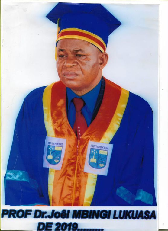 PROFESSEUR DR MBINGI LUKUASA JOËL:  BIOGRAPHIE.