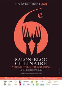 6ème Salon du blog culinaire à Soissons... Venez nombreux