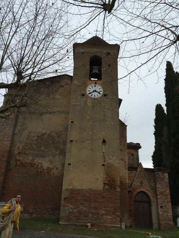 Restauration de l'horloge de l'église