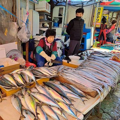 Tongyeong (2) ... Au port de Gangguan en trois temps