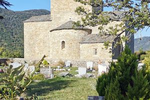 Drôme : Église de Comps - Col de Vesc