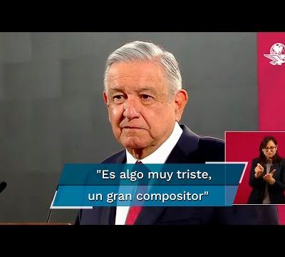 AMLO pleure la mort d'Armando Manzanero