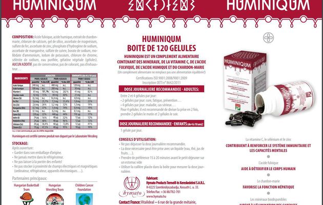 Huminiqum Détox-élimination des métaux lourds du corps...