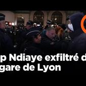 Pap Ndiaye exfiltré de la gare de Lyon (24 avril 2023, Paris)