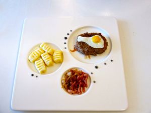 Steak de Charolais à cheval 