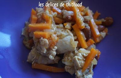 poulet aigre douce aux amandes