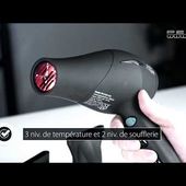 SECHE-CHEVEUX INFRAROUGE 2000W - Doux pour les cheveux - [PEARLTV.FR]