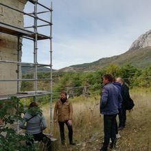 Castellane  : Le chantier de la chapelle St Thyrse se poursuit