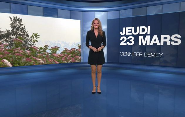 Gennifer Demey Météo M6 le 23.03.2023