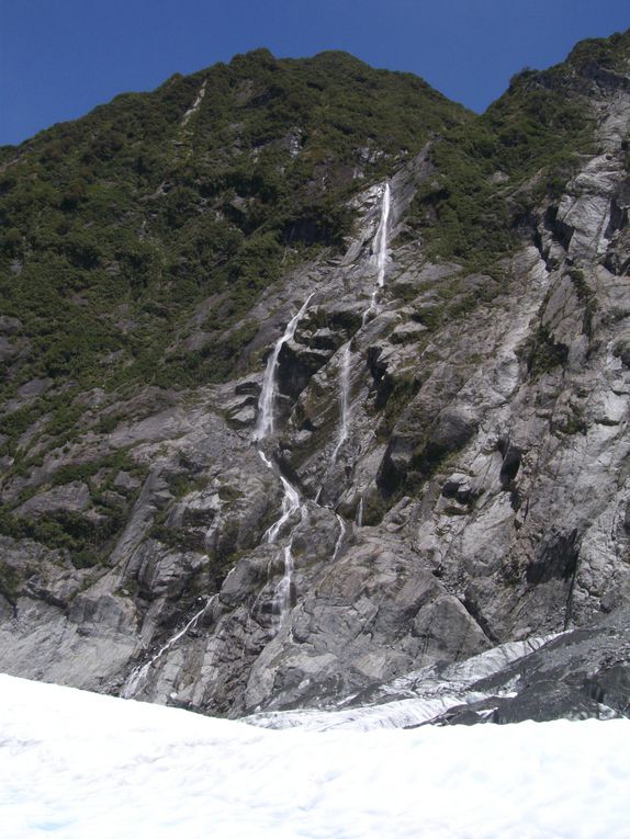 Christchurch - Arthur's Pass - Greymouth - Franz Josef et Fox Glaciers - Harman Pass - Queenstown - Wanaka - Queenstown.
Janvier 2011, avec Max.