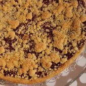 Tarte crumble abricots, framboises et amande - ma.patisserie.over-blog.com