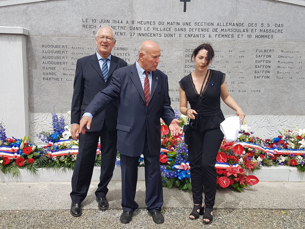 80ème anniversaire du 10 juin44 à Marsoulas (31) 