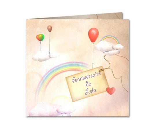 Invitation anniversaire enfant