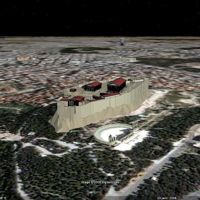 La démocratie athénienne avec Google Earth