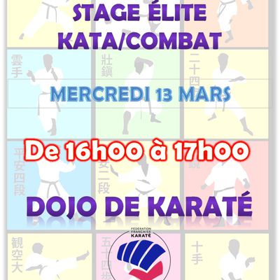 Stage kata-combat