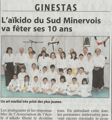 Aikido sud minervois dans la presse