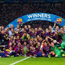 Football - Ligue des Champions: Le FC Barcelone rejoint le Bayern Munich et Liverpool