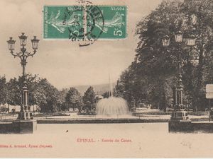 ÉPINAL Quai des Bons Enfants, Cours et Collège, Entrée du Cours, Vue prise de la Vierge