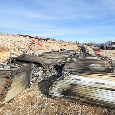 Sabotage et incendie volontaire sur le chantier de Cruis