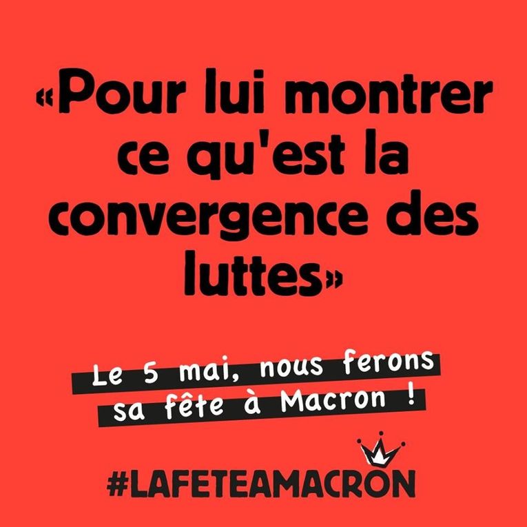 Le 5 Mai, &quot; faire sa fête à Macron &quot; par ceux qui restent à la Rochelle