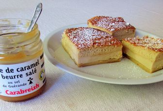 Gâteau magique au caramel au beurre salé