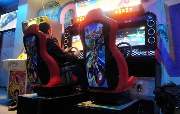 Borne Mario Kart Arcade GP 2 à Arcade Street