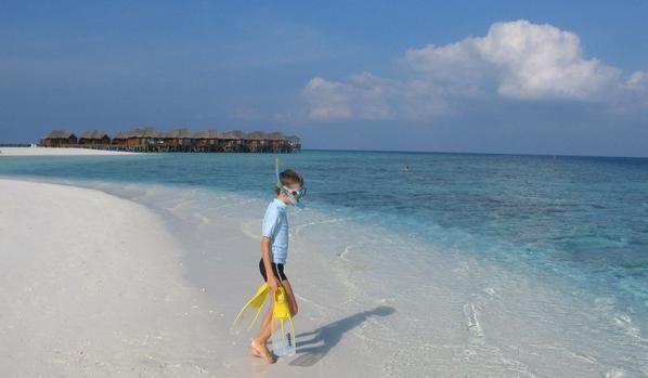 Fihalhohi, une ile des Maldives