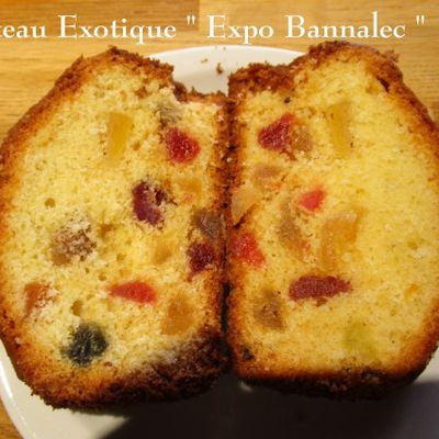 Gâteau aux Fruits Confits Exotiques : Expo Bannalec