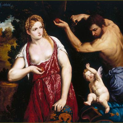 Allégories en peinture -  Paris Bordone  (1500–1570)   allégorie  de l'amour