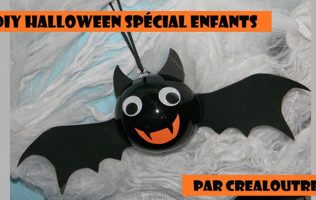 Tuto : DIY Halloween spécial enfants : la chauve-souris