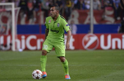 Juventus : Carlos Tevez forfait contre la Fiorentina