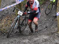 le cyclo-cross de Loures Barousse ,3eme cat