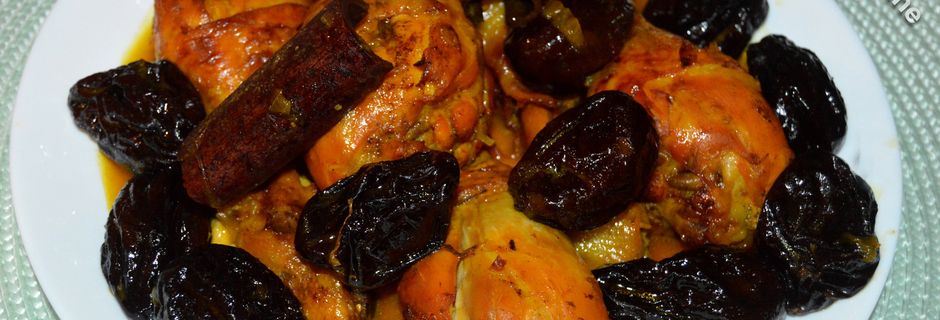 Tajine de poulet aux pruneaux