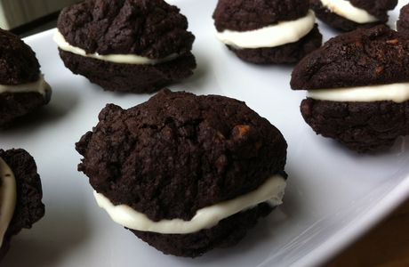 Whoopie pies cacao/vanille ou un air d'Oréo