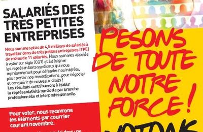 TPE 2012 : Pesons de toute notre force ! VOTONS