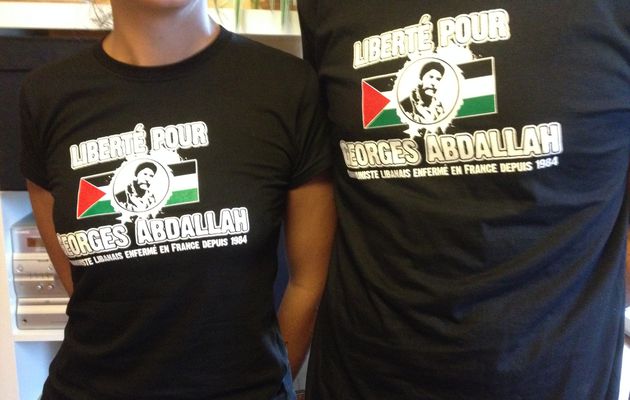Tshirt en soutien à Georges Abdallah
