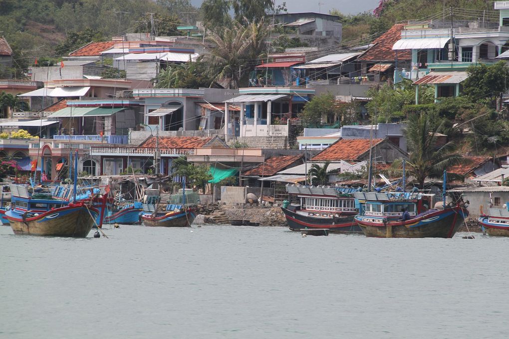 Sur une île en face de la ville de Nha Trang