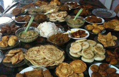 Table Full of Pakistani Dishes