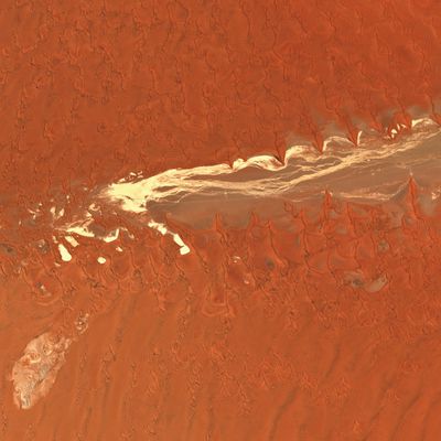 La réponse du dernier quiz : les dunes du désert du Namib vues par le satellite Sentinel-2