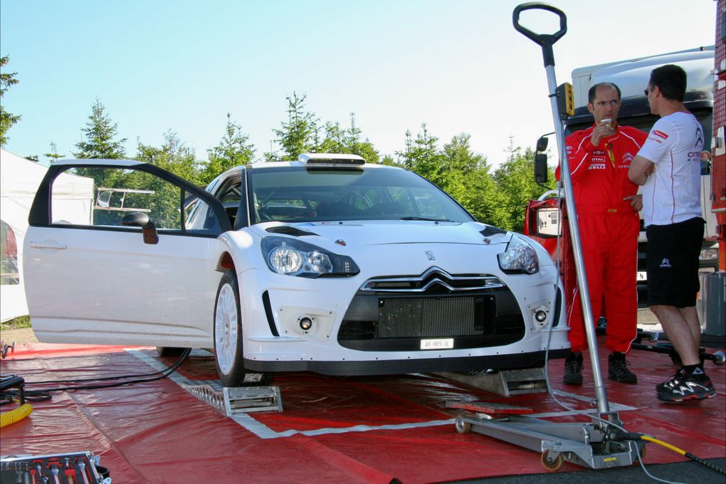 LES ESSAIS DE LA DS3 WRC en ARDECHE lors de ce mois de juillet 2010