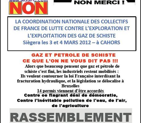 CAHORS: Rassemblement le 3 mars et coordination nationale des collectifs