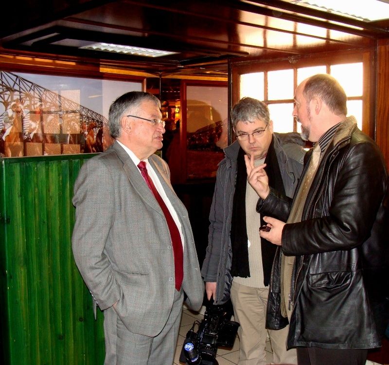 Visite de Jacques Auxiette, Président du Conseil Régional, à Luçon le 19 février 2010, dans le cadre de la campagne des élections régionales.