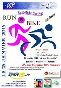 Challenge Run & Bike à Saint-Michel Sur Orge (91)