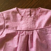 Un peu de couture : une jolie chemise fille taille 4 ans de ma fabrication