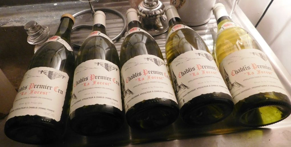 Mercredi 7 septembre 2016 : « Une verticale de Chablis 1er cru &quot;La Forest&quot;  pour la rentrée »