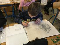 Ateliers autour de l'auteur-illustratrice Elzbieta en classe de CE2