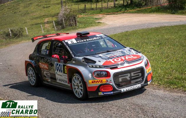 Rallye Lyon-Charbonnières-Rhône: UN DOUBLÉ C3 R5 AVEC BONATO-BOULLOUD ET ROSSEL-FULCRAND ! 